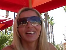 Hot babe Lisa Demarco gets a nice facial