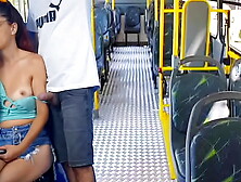 Student humped and screwed on the bus!