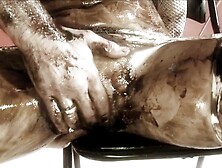 Huge Boobed Brunette Jodi James Gets Covered In Chocolate To Lick And Fuck