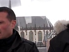 Girl gets shaved cunt licked