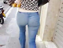 Cutie With Succulent Ass Walks Down The Street