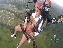 The Number 1 Black Actress From Colombia Mariana Martix Goes Paragliding Masturbating Naked