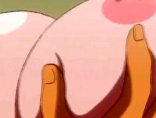 Full-bosomed Hentai cutie is groped and fingered by stepbrother