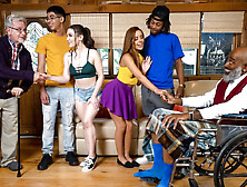 Grandpas' Threeway Getaway: 1 Video With Chris Blaccwood,  Vanna Bardot,  Lily Lou - Brazzers