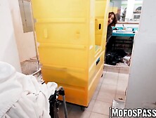 Sluty Laundry Mat Sex - Hot Blonde Babe Seduced By Huge Dick For A Wild Ride