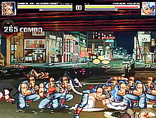 Cat girl gets fucked in group sex