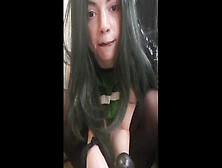 Cosplay: Froppy Let's Her Hair Down For Monster Dong.  (Happy Halloween)