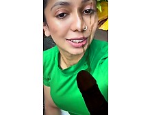 Indian Influencer @aysha sultan Facial Cum Shot