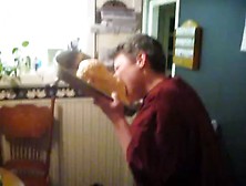 Debbie Eating Her Penis Cake ( 360 X 480 ). Mp4