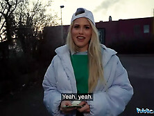 Public agent do you want to observe my tacos sex parody eighteen year senior blonde waitress