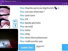 Omegle 2 Teens Impressed By Big French Cock