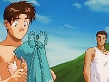 Anime couple is making out and screwing in this adult cartoon