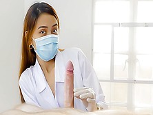 Cum Bank: Milking Machine Not Working,  Student Nurse Did Hand-Job.