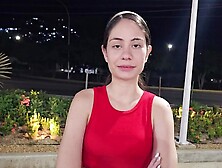 Gorgeous slut is left standing on the street and I offer my help to take her home