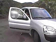 Three Girls Piss On Hire Car