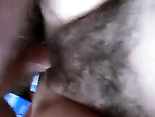 Lyssa gets her hairy pussy creampie