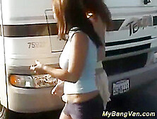 Teens In Wild Bang Van Gangbang