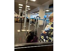 Tessa Tasty,  Pussy flashing at the airport gate