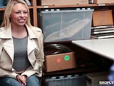 Stunning beauty Zoey Clark bends over for an officer's erected rod