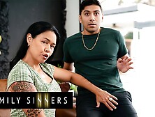 FAMILY SINNERS - Pretty MILF Dana Vespoli Teaches Stepson Max Fills How To Fuck Better And Rougher