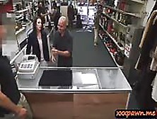 Customers Wife Banged By Horny Pawn Dude