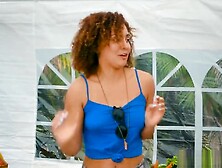 Horny wife Eva Lovia got fucked in the market