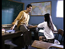 Alluring Asian Babe Gets Screwed In The Classroom