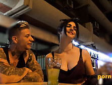 Claudia's FIRST ASS-SEX! Inexperienced brunette tries a buttfuck for the first time!