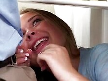 Teen takes huge white cock Alyssa Gets Her Way With Daddy's crony