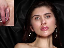 Tight pussy gets lots of orgasms playing 1 on 1 with the camera