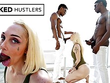Naked Hustlers featuring Alexis Andrews's big ass white girls action