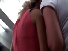 Amazing Behinds Caught On An Upskirt Spy Cam In A Train