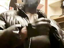 Black Muscle Dad Leather & Kink Smoking Session