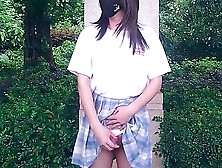 Crossdresser Masturbating In The Park Loveumisonoda P