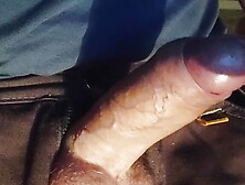 Wanking close-up cumshot straight guy outdoor workshop