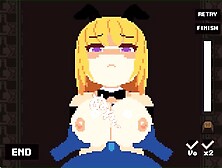 【H GAME】BunnyBarTalkHドットアニメーション パイズリ Paizuri Asian cartoon Dot Pixel Hentai