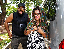 Overweight Aged Gets Anal Fist Banged in My Van