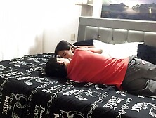 I eat my stepsister's alluring butt in my room