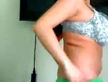 Amazing Busty Girl Homemade Striptease Live