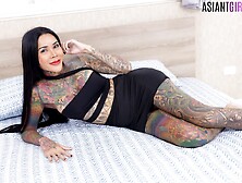 Asiantgirl - Beautiful Tattooed Fai Solo Masturbation