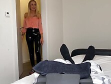 Freaky stepsister catches young stepbrother