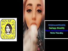 Emo Punk Chick Vaping Chunky Rips Suck Out Step Sis Cuck-Old