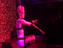 Drag Queen Sapphyre Poison Sings And Strips