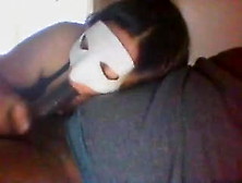 Omegle American Masked Blowjob