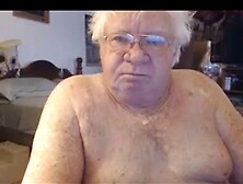 Grandpa Stroke On Webcam