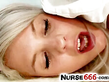 Blonde Teen 18+ Kristina Rud Wears Nurse Uniform