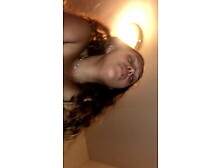 Dirty talking tinder teen slut riding cock