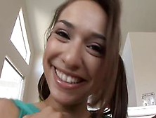 Closeup Teen Booty Shows Deepthroat Skills