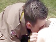 Outdoor Anal Threesome With Skinny Twink Boy Scouts