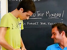 Hung Twink Conner Bradley Anal Fucks Teacher Cameron Kincade